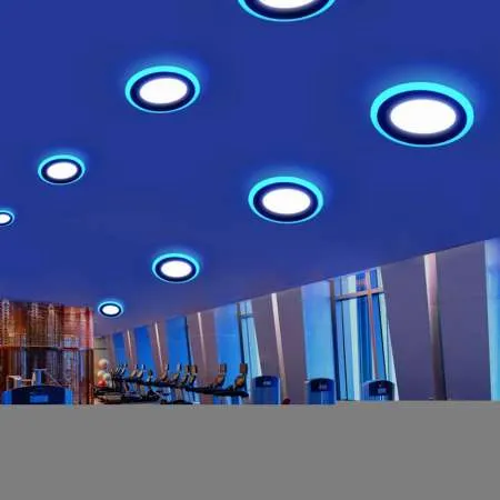 ΣΤΡΟΓΓΥΛΟ LED PANEL 3 ΣΕ 1 ΜΠΛΕ  ( ΧΩΝΕΥΤΟ )