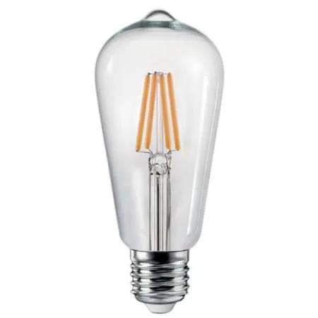 ΛΑΜΠΤΗΡAΣ LED FILAMENT ΔΙΑΦΑΝH  8W   E27 - ST64