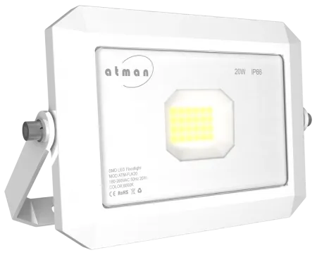 ΠΡΟΒΟΛΕΑΣ LED 20W SUPER SLIM ΛΕΥΚΟΣ ( ΣΕΙΡΑ Κ ) 3000Κ