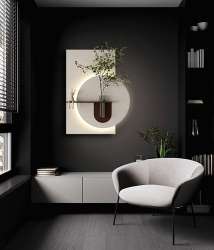 Διακοσμητικός πίνακας 3D με φωτισμό Led