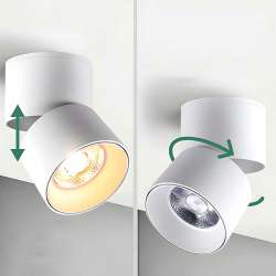 LED SPOT LIGHT ΕΞΩΤΕΡΙΚΟ ΠΕΡΙΣΤΡΕΦΟΜΕΝΟ 10W 3000K